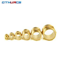 Brass Pipe Hex Nipple Fitting Quick Couplers 1/8 1/4 3/8 1/2 3/4 1 BSP Male to Males Thread Water Oil Gas Connector Adapter
