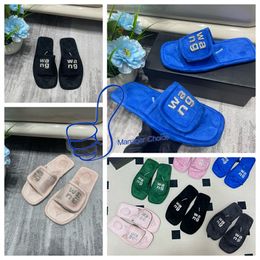 2024 Top Quality Luxury Slippers New Style Designer Sandals Womens Velvet material rhinestone Velcro GAI Soft Room Platform Slip-On Size 35-42 Free shipping
