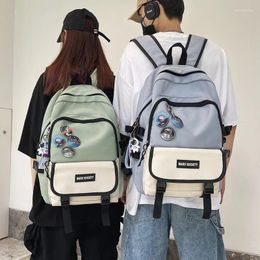 Backpack Large Capacity High School Bag College Students 2024 Korean Brand Travel Girls Boy Computer Back Pack