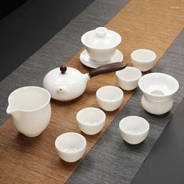 Teaware Sets Modern Traditional Tea Set Party Chinese Gongfu Ceramic Mug Services Ceremony Juego De Te Porcelain