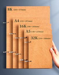 A4 A5 16K 32K 8K Sketchbook Paper Thick loose-leaf Sketch Paper Notebook Art School Supplies Pencil Drawing Stationery