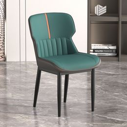 Party Restaurant Dining Chairs Modern Leather Design Nordic Chair Kitchen Floor Office Makeup Garden Bedroom Home Furniture