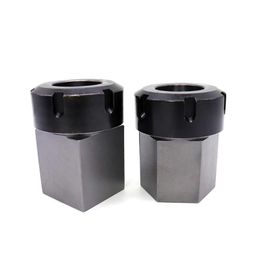 Square ER25 ER32 ER40UM Collet Chuck Block Hard Steel Hex ER Spring Chuck Seat CNC Lathe Tools Fixture Milling Machine Holder