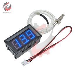 Industrial High Temperature K-Type M6 Thermocouple Thermometer 12V Digital Temperature Metre Tester -30~800 Degree Thermograph