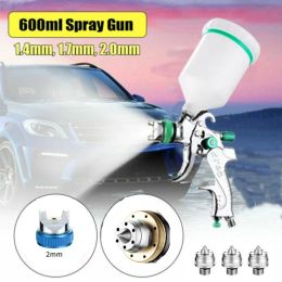 Guns Hvlp Spray Gun Adjustable Metal Atomizing Spray Gun for Painting Aerograph Cars Tool Flow Control Sprayer Paint Airbrush Set