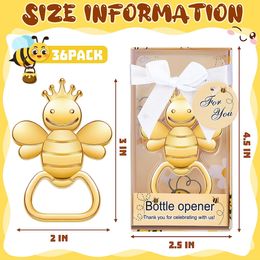 Bee Bottle Opener Bee Shaped Wedding Party Favor Souvenirs Beer Bottle Openers for Baby Shower Gender Reveal Bridal Birthday