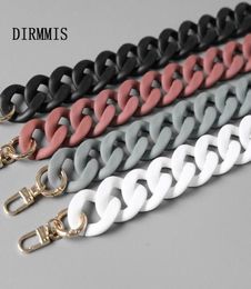 Bag Parts Accessories Fashion Woman Handbag Accessory Chain Black White Green Resin Luxury Frosted Strap Women Clutch Shoulder P8845291