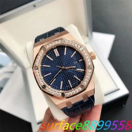 Luxury diamond watch ring automatic watch size 41mm/12mm automatic mechanical movement men's watch 01