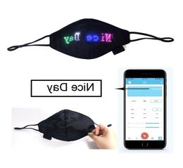 Music Party Christmas Halloween Light Up App Controlled LED Programmable Message Display Mask ACC28085101