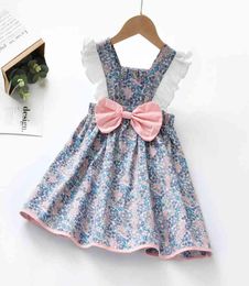 Girls dress children039s exotic floral skirt baby princess suspender skirt children039s summer dress children039s dress5036080