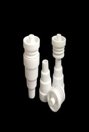 Domeless Ceramic Nail 10mm14mm 18mm 6 in 1 Chinese Ceramics Nais Banger Nail for Vaporizer Vaping Ceramic E Naill Smoker Access3944849