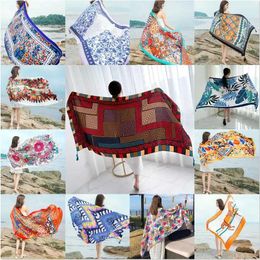 Jewellery Boxes 90x185cm Printing Process Twill Summer Suncare Beach Dress Bikini Sarong Wrap Scarf Women Brazilian Swimsuit Bathing Cover-ups