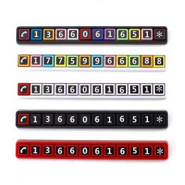 Car Phone Number Card Temporary Parking Card Plate Telephone Number Car Park Stop Automobile Accessories 15.2CM
