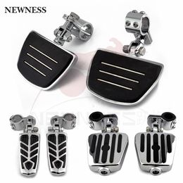 25mm-32mm Motorcycle Highway Pegs Crash Bar Clamp Mount Engine Guard Foot pegs Footrest For Harley Sportster Softail Chopper