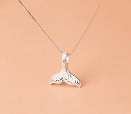 Pendant Necklaces Design Animal Fashion Women Necklace Whale Tail Fish Nautical Charm Mermaid Elegant Jewellery Girls Collares9816149