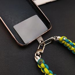 10-1PCS Transparent Flexible Phone Lanyard Cads Mobile Phone Universal Tether Tabs Clear Hanging Strap Patches Cord Clip