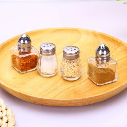 Small Mini For Picnic BBQ Outdoor Cooking Tool Salt And Pepper Glass Bottle Seasoning Bottle Kitchen Supplies Salt Jar Shaker