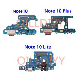 USB Charger Dock Connector Charging Port Microphone Flex Cable Parts For Samsung Galaxy Note 10 Plus Lite N770F N970F N976B