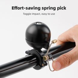 Bicycle Bell AirTag Bike Mount GPS Tracker Airtag Bell Waterproof Aluminium Alloy Holder Hides AirTag Under Bike Bell Anti-Theft