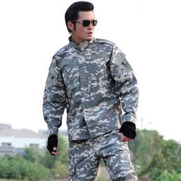 ACU Military Uniform Camouflage Suit Tactical Clothing Soldier Desert & Jungle Special Forces Combat-Proven Training Clothes