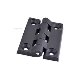 Plastic Black Butt Hinges Cabinet Door Bearing Hinge 4pcs