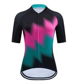 Short Sleeve Jersey Set Women Pattern Breathable Road Bike Clothes Cycling Clothing Summer Cycling Kit Vintage 240411