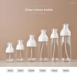 Storage Bottles Refillable Lotion Clear Plastic Spray Bottle Perfume Atomizer Liquid Cosmetics Container Portable Travel Makeup Tools