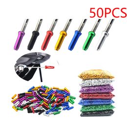 50PCS Bike Brake Shifter Cable End Caps Brake line Derailleur Shift Wire End Cap MTB Road Bike Brake Cable Cap Brake Cable Tips