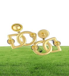 2023 Ladies Designer Earrings Studs G LettersColorful crystal pendants 18K gold plated Anti allergy women's Ear Clip Designer Jewelry3547641