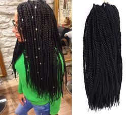 Refined Synthetic Braiding Hair 18Inch 90 RootsPack 200G Crotchet Braids 1 Piece Only 8 Colours Crochet Hair Extensions3706663