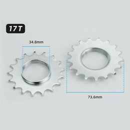 13t/14t/15t/16t/17t Fixed Gear Bicycle Wheel Cogs Sprocket With Lock Ring Cycling Accessories For Fixie Track Bike Hub