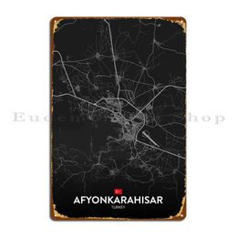 Afyonkarahisar SE Metal Plaque Club Bar Kitchen Create Design Cinema Tin Sign Poster