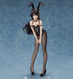 40cm Anime Rascal Does Not Dream of Bunny Girl Senpai Sakurajima Mai Sexy Girl Anime Pvc Action Figures Toy Anime Figure Gifts Q055670515