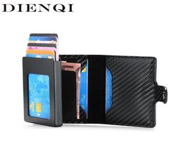 Wallets Rfid Carbon Fibre Men Money Bag Slim Thin Mini Smart Black Fashion Brand Ridge Male Laser Engraver Walet212L9922651