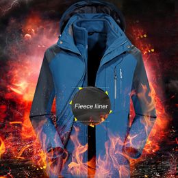 Ski Suit For Men Waterproof Fleece Ski Jacket Pants Male Snow Snowboard Suits Men's Winter Sports Warm Breathable Ski Set