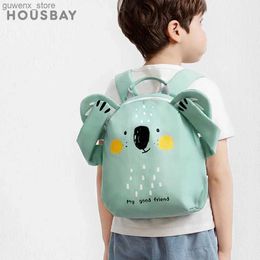 Backpacks Childrens backpack Cute Koala childrens backpack kindergarten student backpack cartoon waterproof light childrens gift small bag Y240411