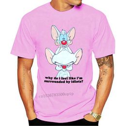 Pinky and the Brain Surrounded by Idiots T-Shirt Tee Shirt Outfit Casual