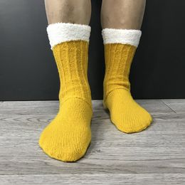 Beer Mug Socks | Funny Knitted Beer Socks with Handcrafted Handle,Novelty Gift