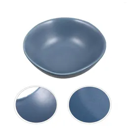 Plates 4 Pcs Soybean Ceramic Saucer Round Tray Condiment Dish Ceramics Fruit Salad Bowls Plate