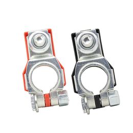 1 Pair 12V 24V Automotive Car Top Post Battery Terminals Wire Cable Clamp Terminal Connectors Stable Car Accessories