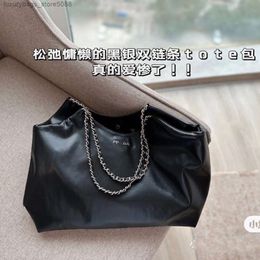 Leather Handbag Designer Sells New Women's Bags at Discount New Tote Bag Large Capacity One Shoulder Underarm Chain Handbag Versatile