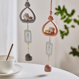 Wind Chime Hanging Ornament Decorative Gift Cute Bell Pendant Hanging Door Room Home Living Room Balcony Office Room Decor Gifts