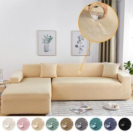 Chair Covers Waterproof Stretch Sofa Cover Elastic Armchair Slipcover L Shaped Furniture Protector For Home Living Room 1/2/3/4 Seater