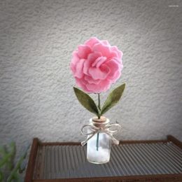 Decorative Flowers Handmade Felt Flower Craft Supplies Set For Diy Crafts Mother's Day Gift Wedding Favours Mini