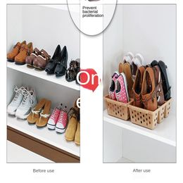 Japanese Brand Shoe Rack Shoe Storage Box Living Room Shoe Finishing Rack Creative Shoe Basket Shoe Cabinet Drawer Shoe Boxes