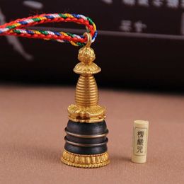 Tie the knot to win the curse King liberation tower men and women GA Wu box curse wheel copper tower pendant couple necklace accessories