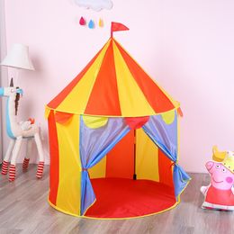 Children Play House Tent Indoor Outdoor Crawling House Circus Tent Yurt Tent Castle Enfant Room House Girls Gift