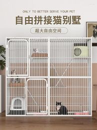 Cat Carriers Storage Rack Cage Multilayer Storey Villa Super Climbing Cats Nest House