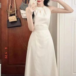 Casual Dresses Korean Fashion Long Dress Women Harajuku Beach Midi Coquette Aesthetic Summer Clothes Streetwear Outfits