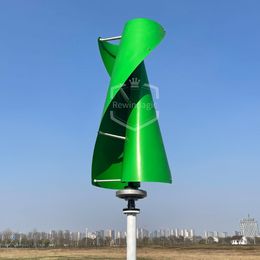 Free Energy 10KW Vertical Wind Turbine Windmill Generator 10000W 24v 48v Low Noise Wind Speed Start With MPPT Charge Controller